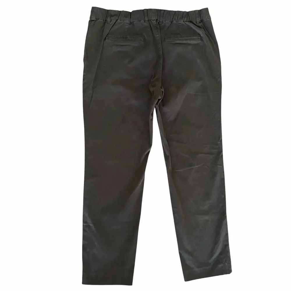 Vince Classic Fit Owen Pant Men’s XL Dark Olive Stretch Cotton Chino